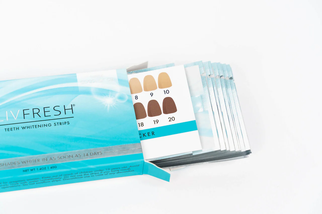LIVFRESH Coconut Whitening Strips - 3 Pack - Image 3