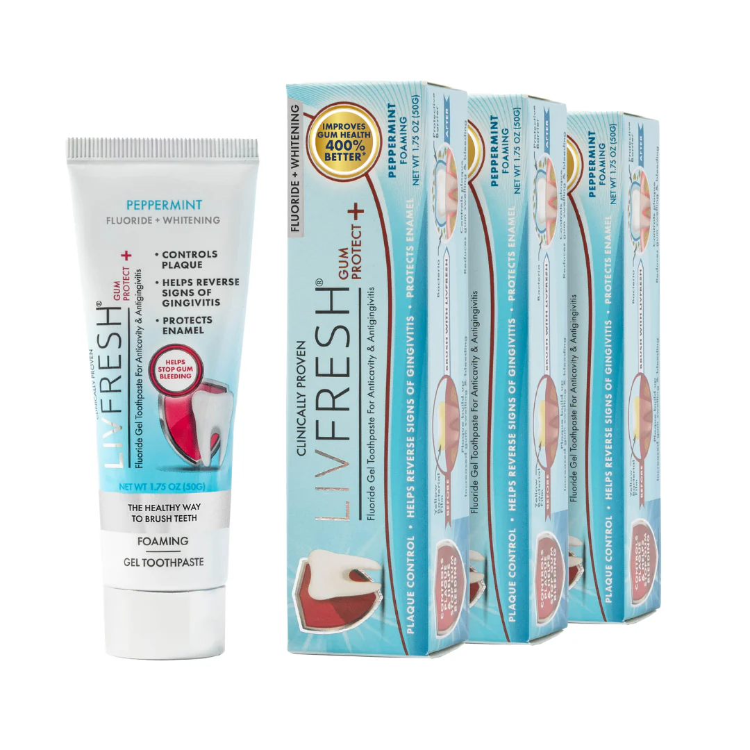 LIVFRESH Gum Protect+ - 3 Pack
